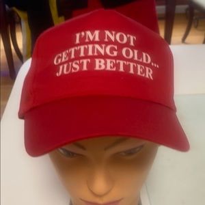 New baseball cap hat. Not getting old Just better
